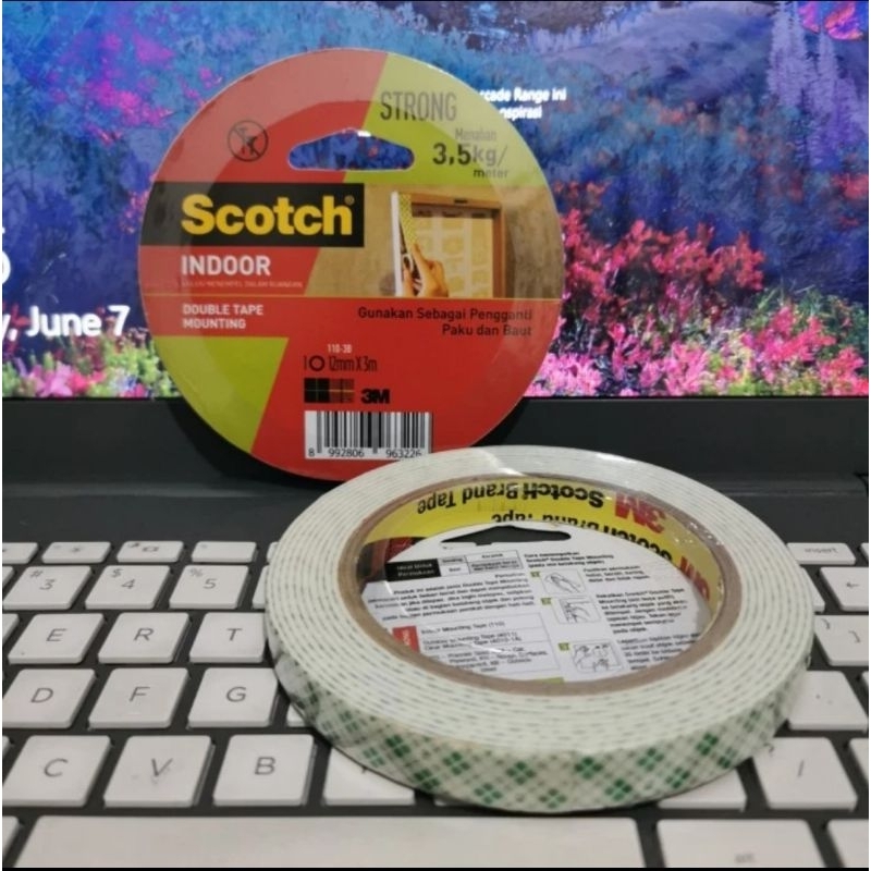 

3M Mounting 110-3B Double Tape Indoor 3.5kg/ 12mm x 3meter