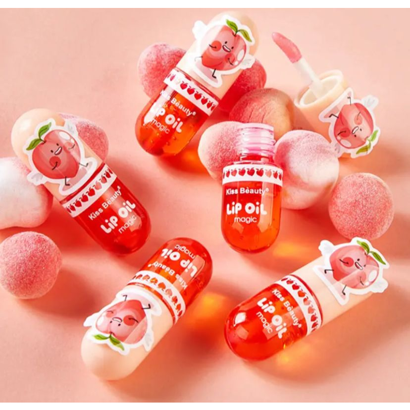 Lip Oil Kiss Beauty Lipstik Capsule Magic Lips