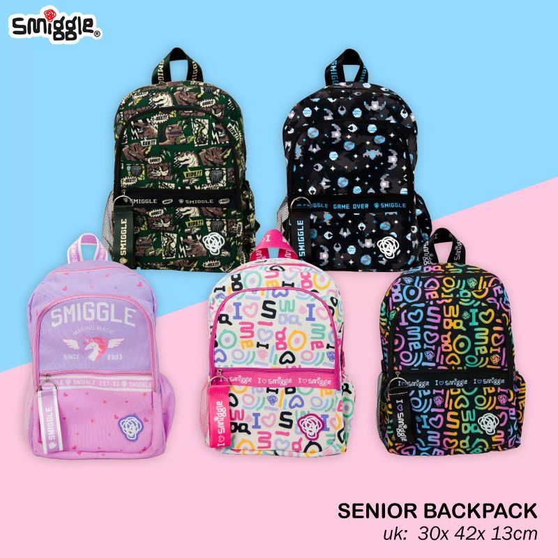 Tas ransel smiggle smiggler series/tas smiggle