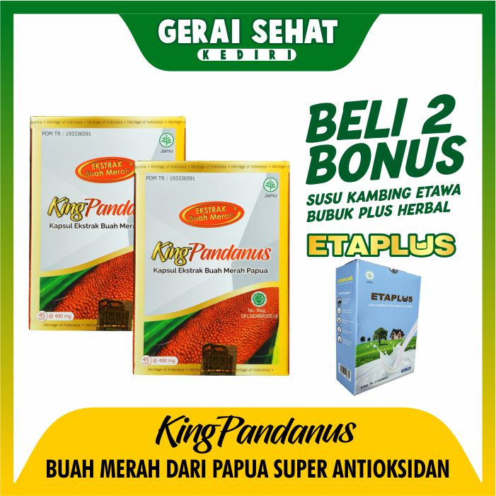 KING PANDANUS | OBAT HERBAL KING PANDANUS | KAPSUL BUAH MERAH PAPUA | KING PANDANUS KAPSUL MUJARAB A