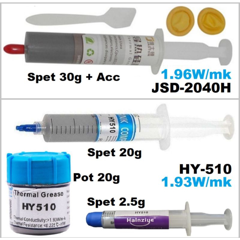 Thermal Grease Paste Pasta Pendingin Heatsink LED HPL CPU IC Heatsink