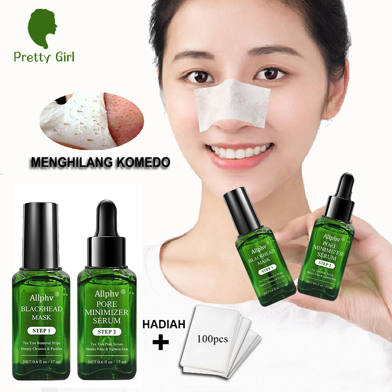 【Ready Stok】  ALLPHV Masker Komedo Penghilang Komedo Blackhead Masker Penghilang Komedo  Untuk Hidung Pore Minimizer