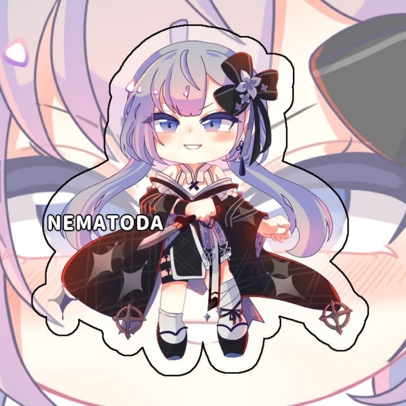 Gantungan Kunci Vtuber Hololive Vestia Zeta Kimono - Keychain Vtuber Hololive