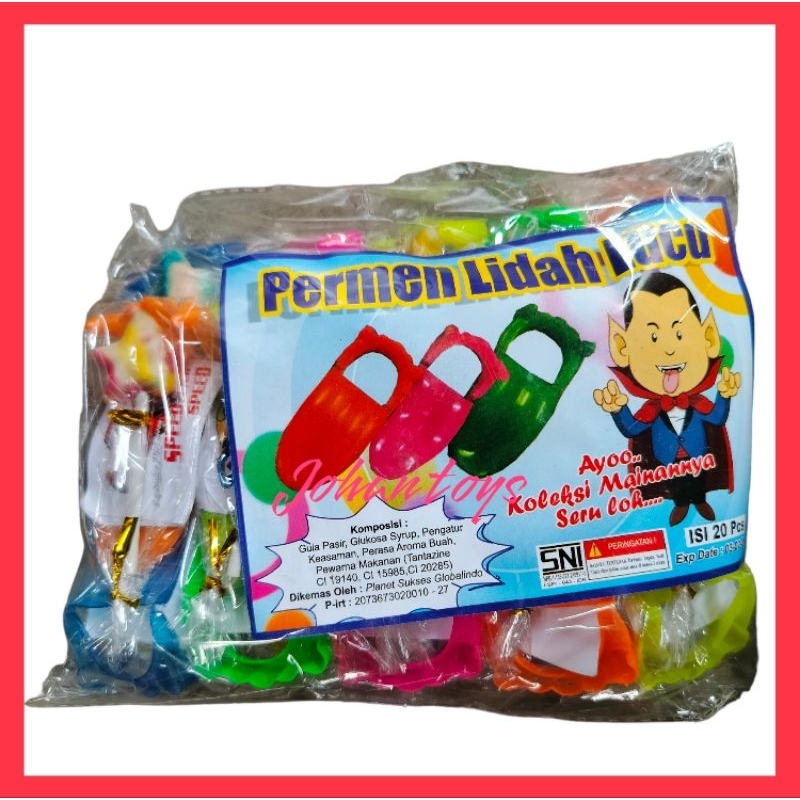 Permen Lidah Lucu isi 20Pcs