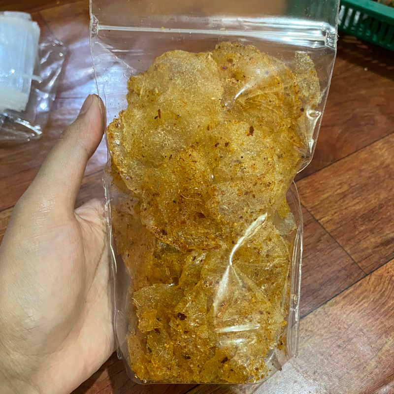 

KERIPIK KACA Pedas Bulat 95gr | Cemilan Pedas