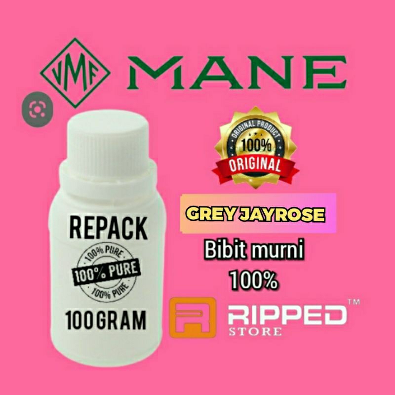 (100 ML) BIBIT PARFUM MURNI ONE MILLION LUCKY/GREY JAYROSE BY MANE ORIGINAL