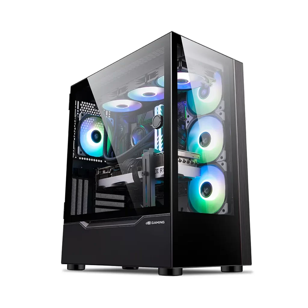 Digital Alliance DA Gaming N30 Black Tempered Glass Case