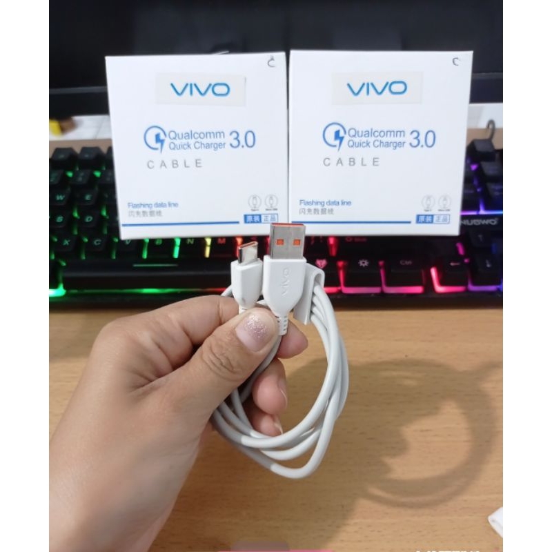 KABEL DATA MICRO USB KABEL VIVO Y20 Y20 SG Y20S G S1/ Z1 PRO ORIGINAL 100% FAST CHARGING MICRO USB /