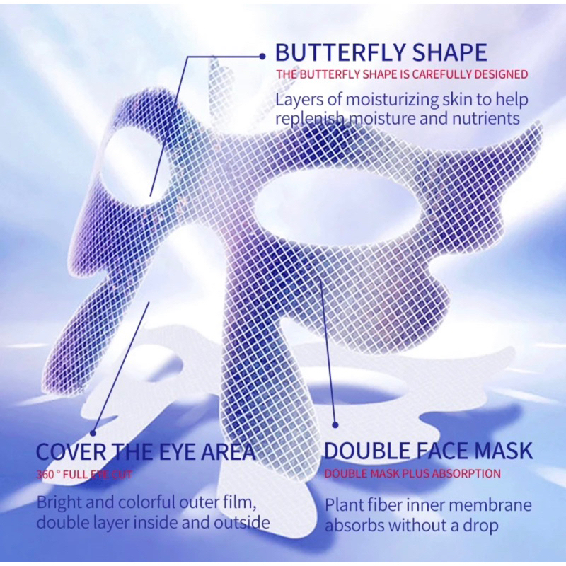 DSIUAN COLLAGEN BUTTERFLY EYE MASK