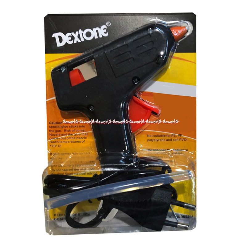 Dextone Hotmelt Glue Gun Dexs Tone Pistol Lem Tembak Cocok Untuk Kertas Plastik Keramik Kayu Kerajinan Tangan Dekstone Lem Bening