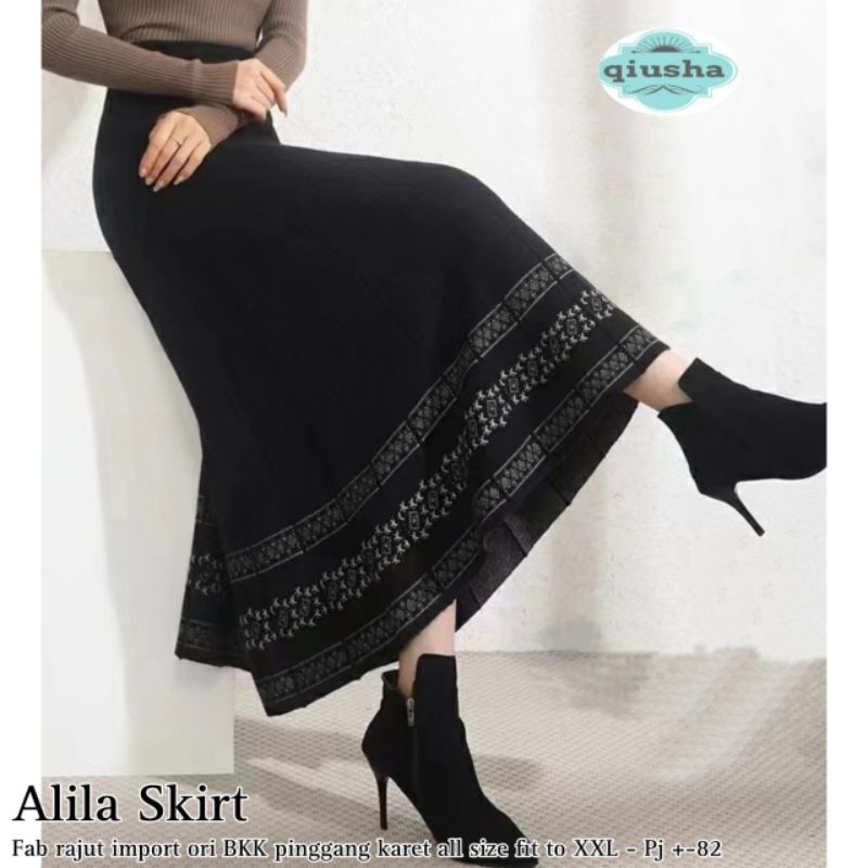 ALILA KNIT SKIRT ROK RAJUT IMPORT BANGKOK BKK