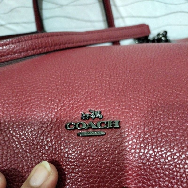 Tas Tote Coach Turnlock Original