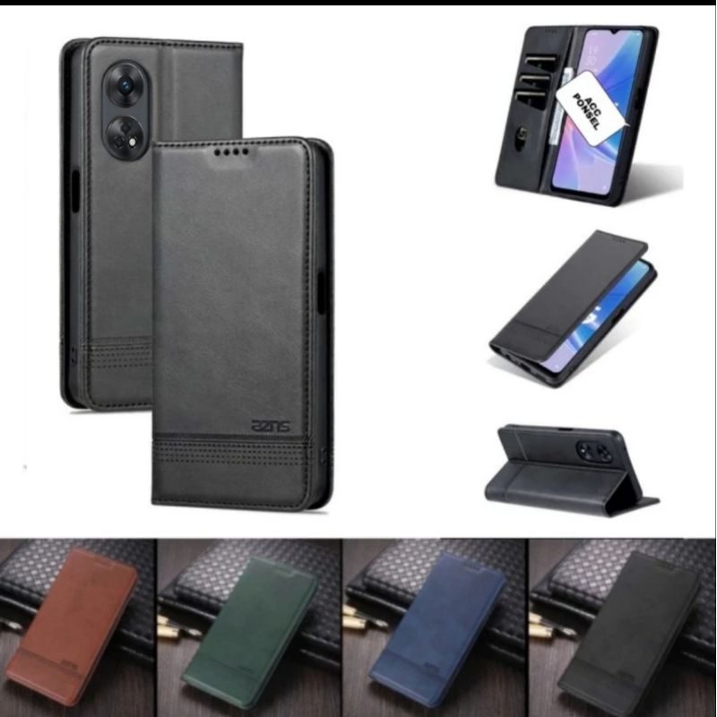 Case Oppo Reno 8T 4G/ Reno 8T 5G  flip cover wallet leather casing Dompet premium