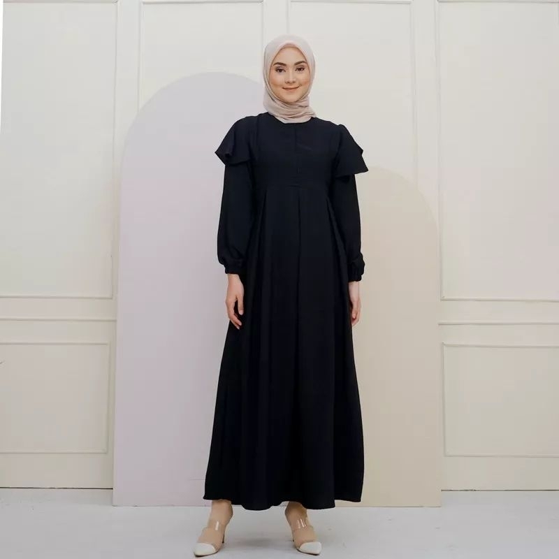 GHINA DRESS GAMIS TERBARU KEKINIAN SIMPLE