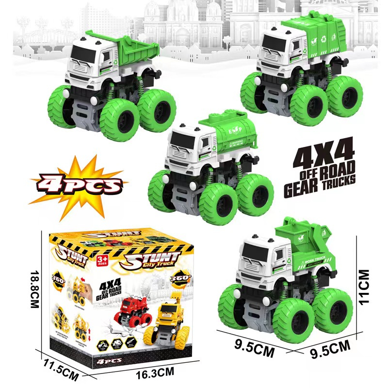 Mainan Anak Mobil Monster Zap / Mobil Offroad 4 Drive Tanpa Batrai / Mobil Jeep Police