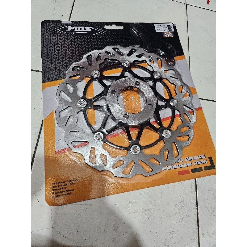 Piringan cakram variasi MOS model psm plus breket 300mm gerigi model psm supra fit new kharisma supr