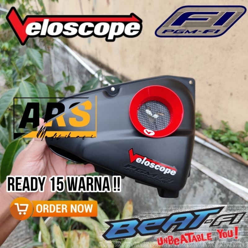 Veloscope Tutup Box Filter Beat-fi, Scoopy-Fi , Vario 110 Fi starter kasar