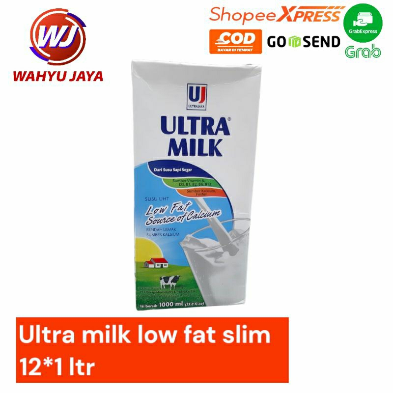 

ultra milk low fat slim 12*1 ltr