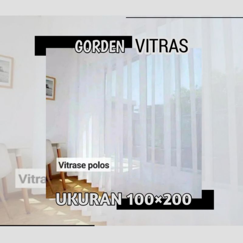 VITRAS GORDEN POLOS TIMAH UKURAN 100×220,150×220 & 200×220CM