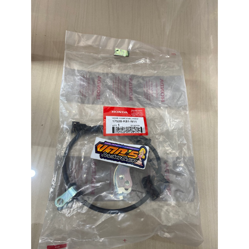 SELANG INJEKTOR HOSE COMP FUEL FEED BEAT FI ESP 2016 ORIGINAL HONDA 17528k81N11
