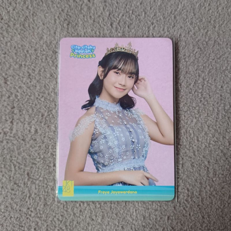 Photocard PC JKT48 Freya Cita-cita Masa Kecilku