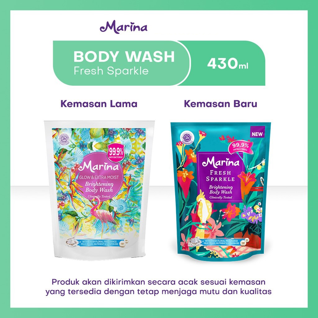 (Refill) Marina Brightening Body Wash - 430ml