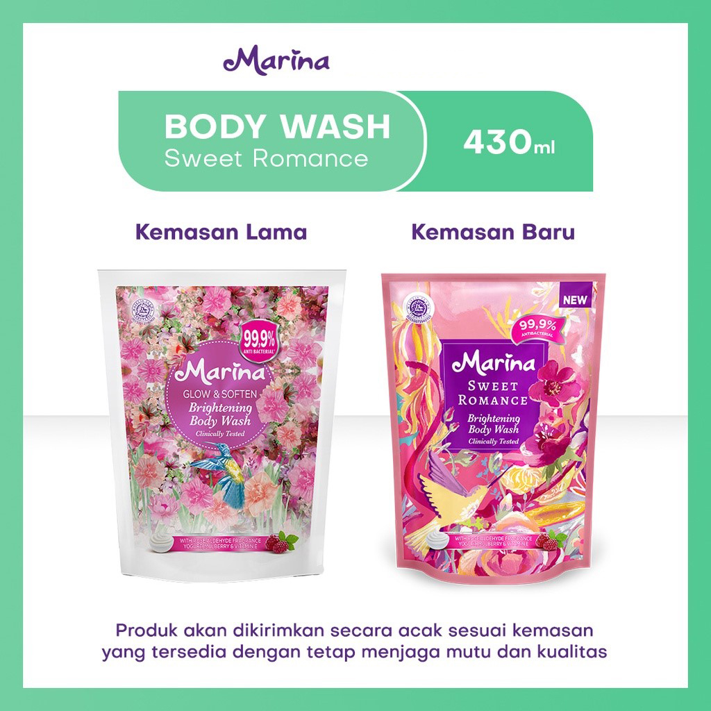 (Refill) Marina Brightening Body Wash - 430ml