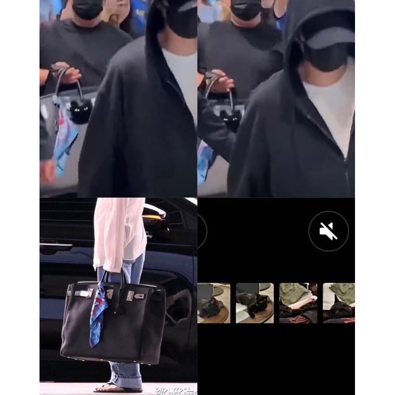 [ PO ] BIG BLACK CAT KEYRING SUGA BTS  official brand from abfab