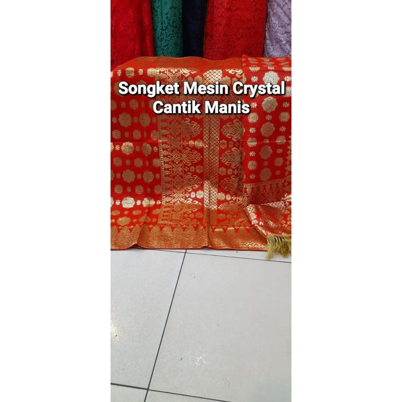 songket mesin cantik manis