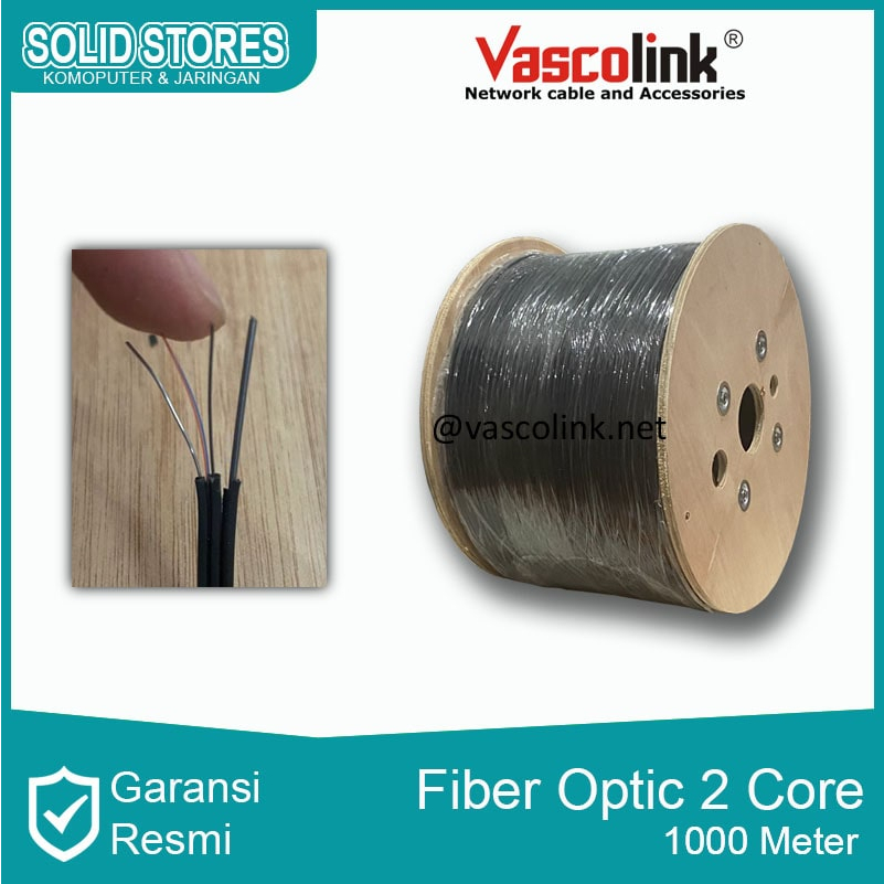 Kabel Fiber Optic Vascolink FTTH OUTDOOR - 2 Core