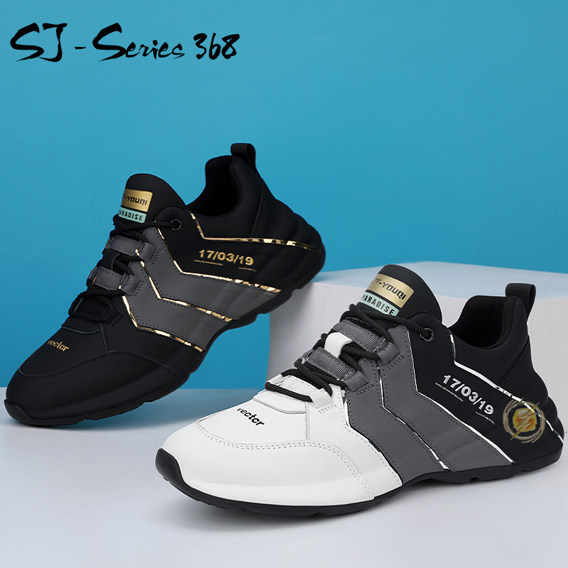 [JWALK] Sepatu Sneakers Fashion Trendy Pria Model Simple Buat Nongkrong Kualitas Import Premium -368