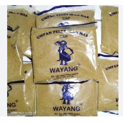 GROSIR Umpan Pelet Ikan Mas CAP WAYANG ISI 10 PCS TERMURAH