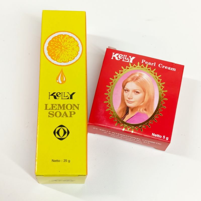 Paket 2in1  - Kelly Pearl Cream &amp; Kelly Lemon Soap