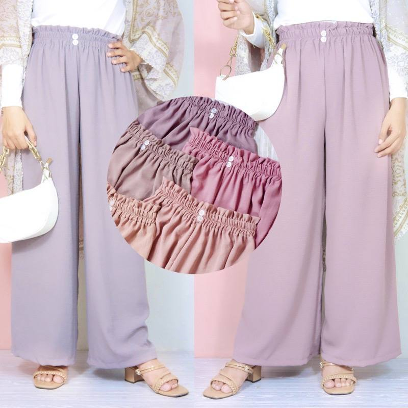 CRINKLE AIRFLOW KANCING DOUBLE/PREMIUM KULOT AIRFLOW HIGHWAIST