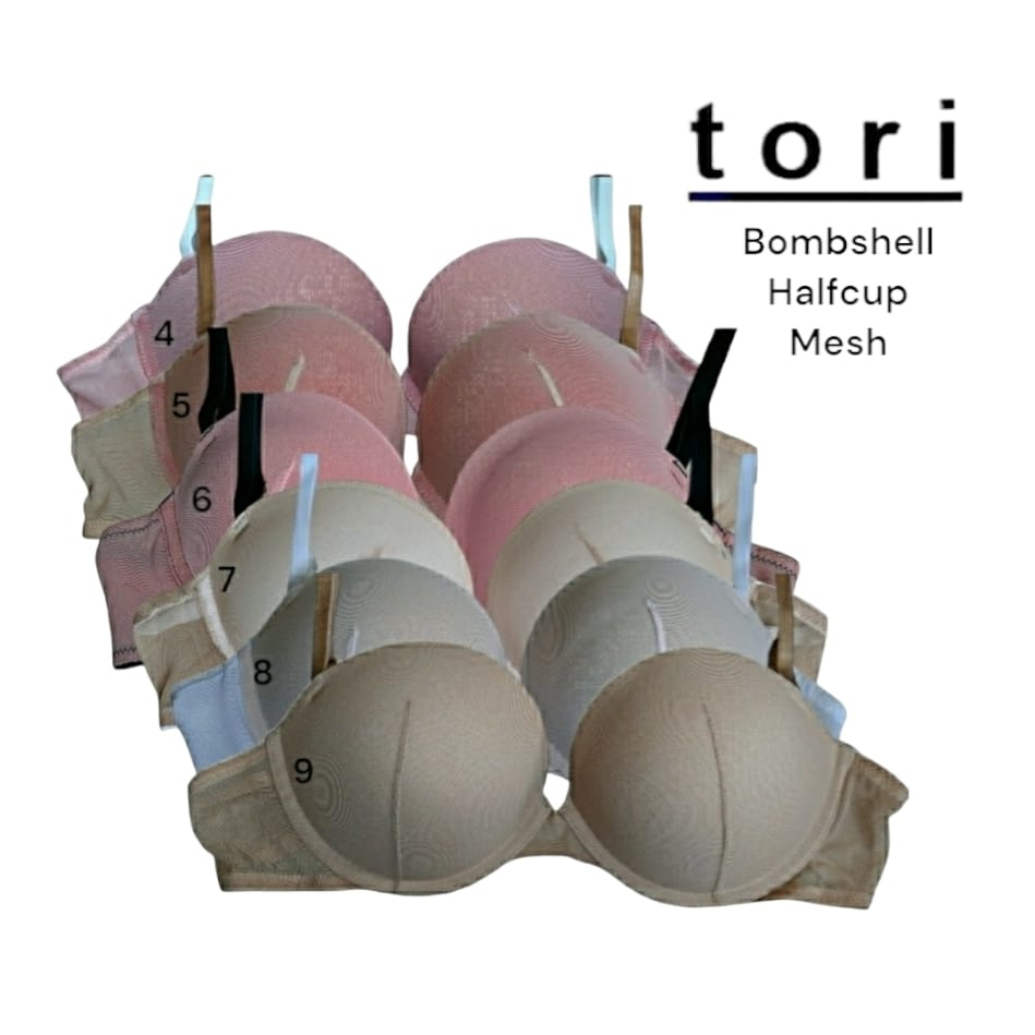Bra TORI bombshell halfcup Mesh