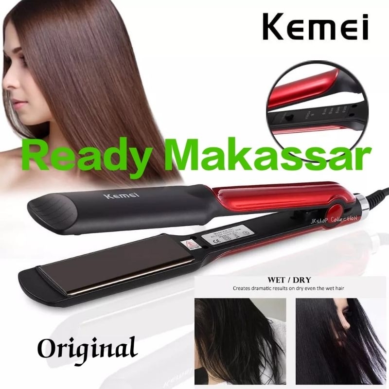 Catokan Kemei KM-531 (Original) Catokan Suhu Profesional Hair Straightener