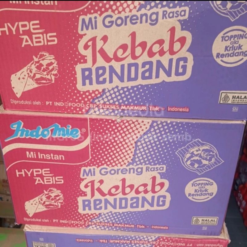

Indomie Goreng Kebab Per dus isi 40 Pcs