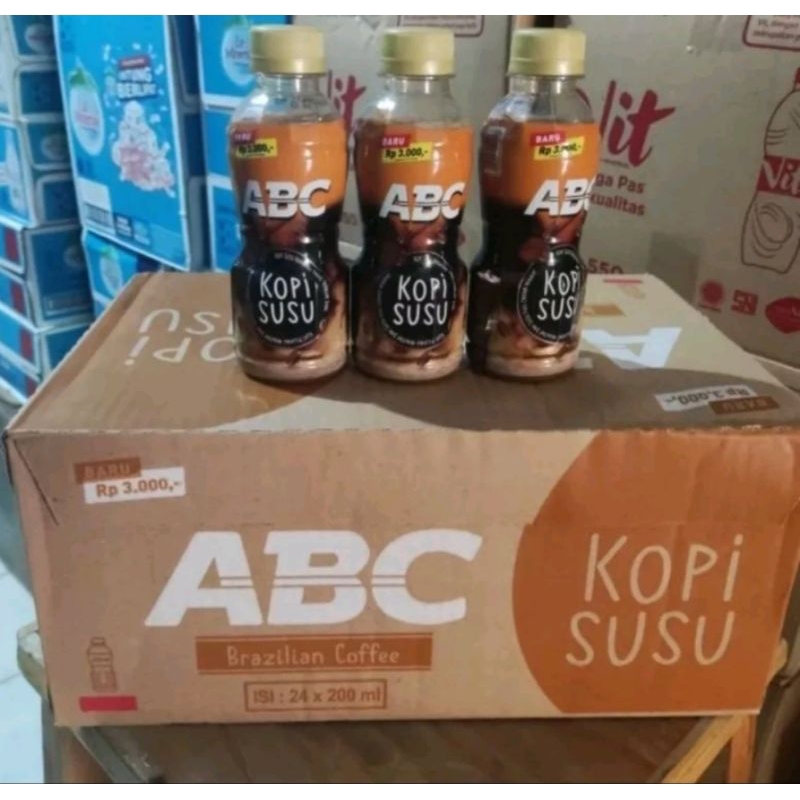 

Kopi ABC Susu 200ml Per dus isi 24 Pcs