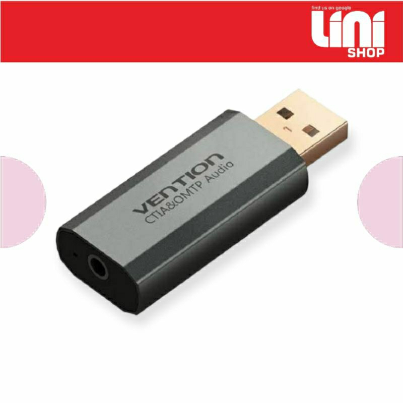 VENTION S19 UNIVERSAL External USB SOUNDCARD single Hole OMTP CTIA