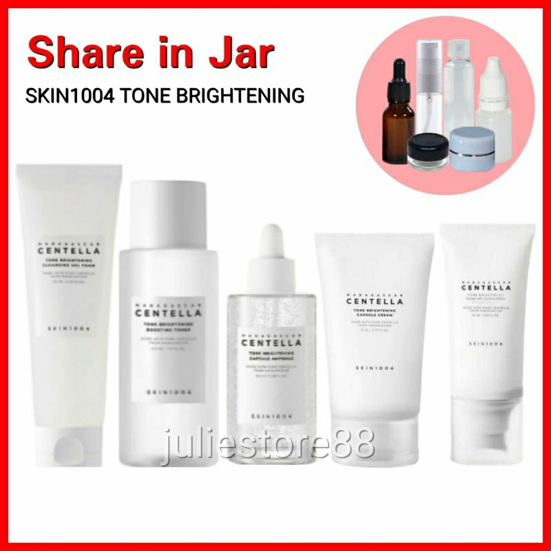 (SHARE IN JAR) SKIN1004 Tone Brightening Capsule Cream Toner Ampoule Gel Foam Tone Up Sunscreen