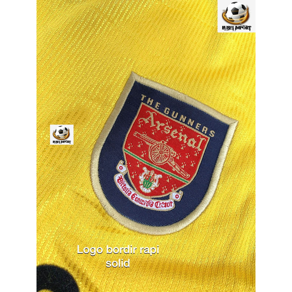 RETRO | Jersey Baju Bola Arsenall Away SEGA 1999 2001 Grade Ori