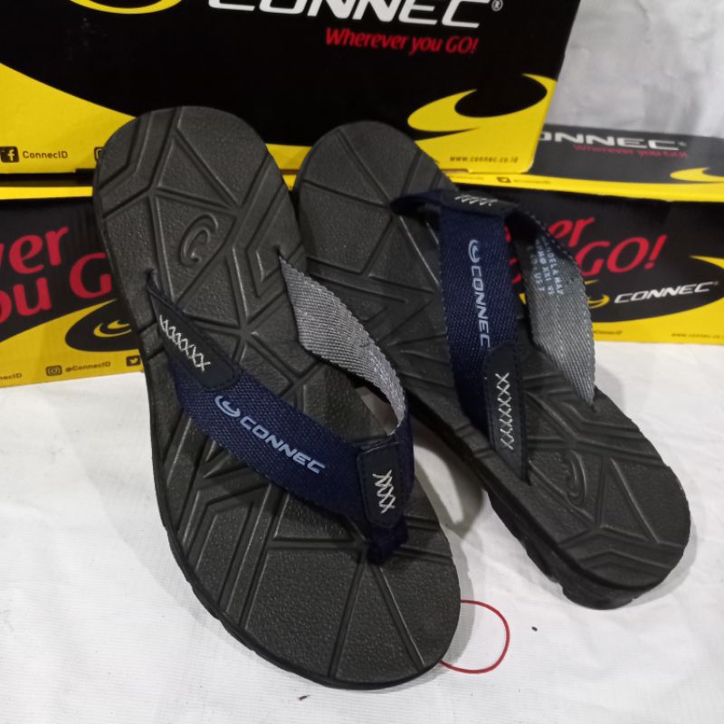 sandal jepit pria Connec mandela max original