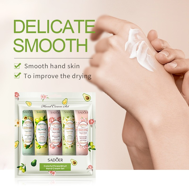 Hope Store - Sadoer Hand Cream Fruit Lation Moisturizing Krim Tangan Sadoer Perawatan Tangan Nutrisi Kulit