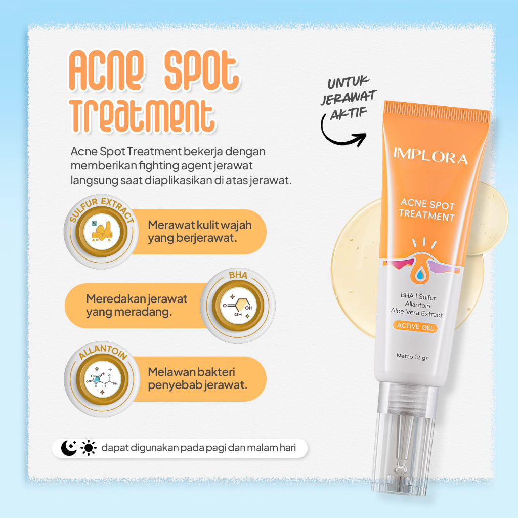 [12gr] Implora Acne Spot Treatment | Obat Jerawat