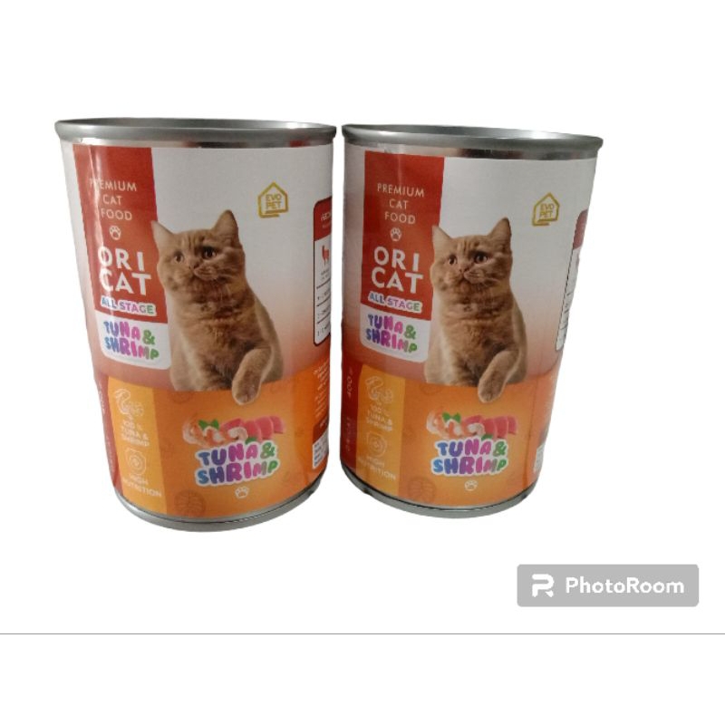 Makanan Kucing Ori Cat Kaleng Wet Food 400gr All Varian