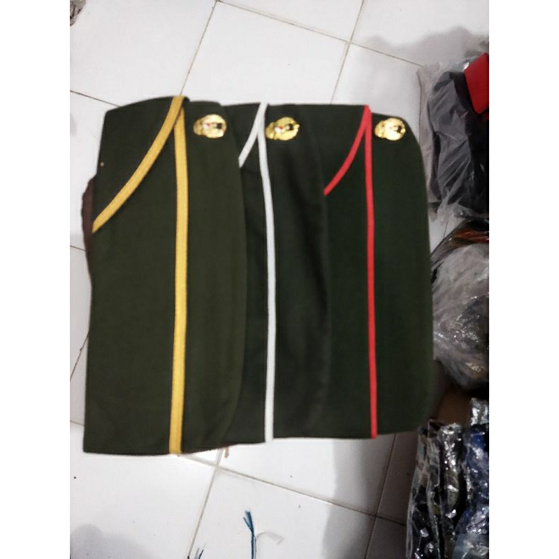 TOPI MUT / TOPI PERAHU TAMPA PIN ASLI JATAH TNI