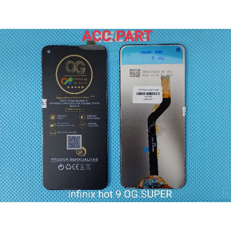 LCD INFINIX HOT 9  ORI BLACK