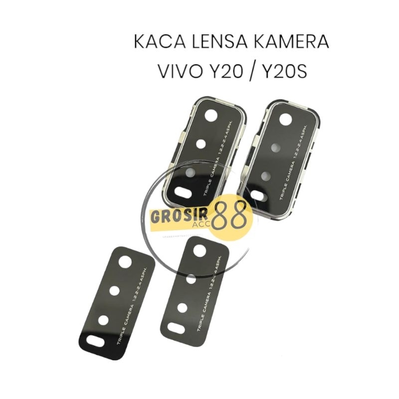 KACA LENSA KAMERA BELAKANG VIVO Y20 - Y20S ORIGINAL