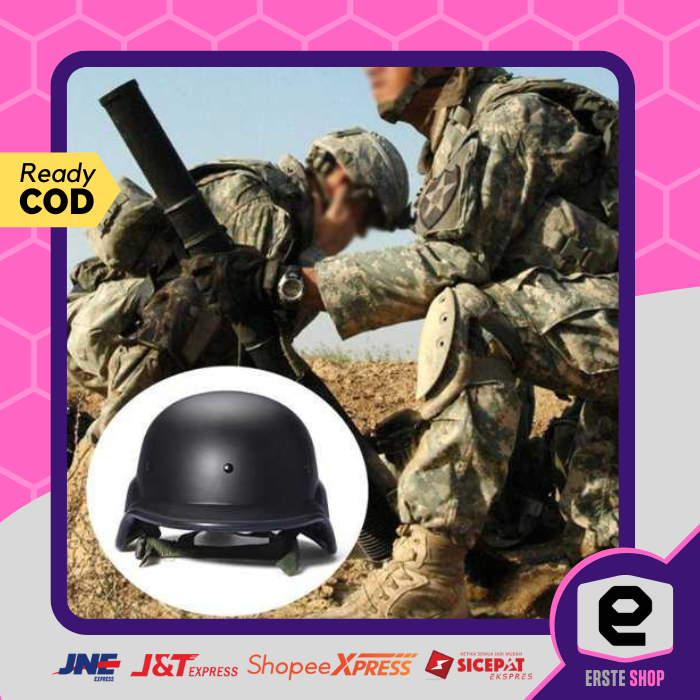 Aksesoris Helm Kepik Motor Tentara Helem Catok Army SWAT - M88