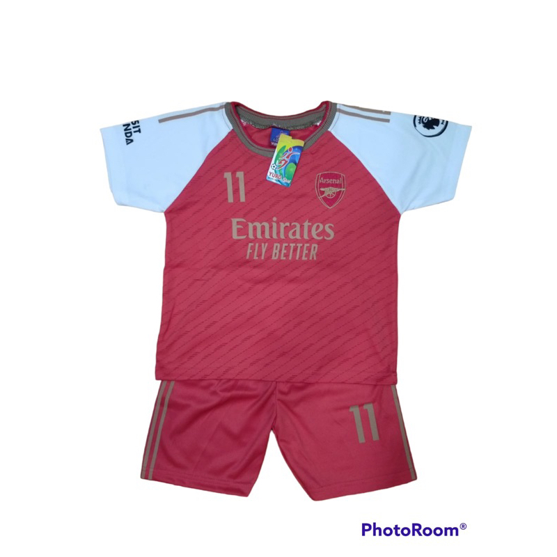 Jersey Kids Arsenal maroon 2023/2024 / Setelan Bola Anak / Jersey bola anak terbaru / Jersey Arsenal